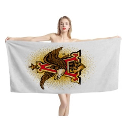 Anheuser-Busch Beer White Beach Towel