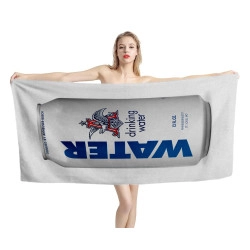 Anheuser-Busch Can Beer Beach Towel