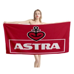 Astra Beer Red Beach Towel