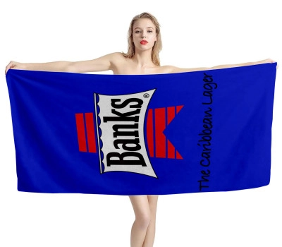 Banks Beer Blue Beach Towel