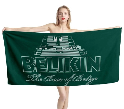 Belikin Beer Green Beach Towel