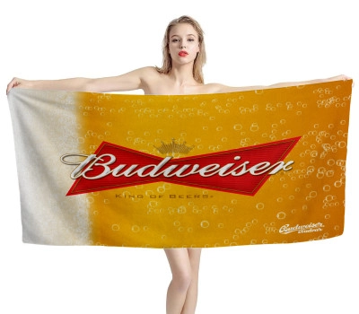 Budweiser Beer Beach Towel