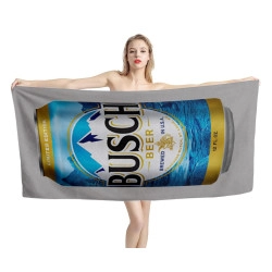 Busch Beer Limited Edition Blue Ken Beach Towel
