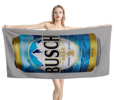 Busch Beer Limited Edition Blue Ken Beach Towel