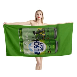 Busch Light John Deere Ken Green Beach Towel