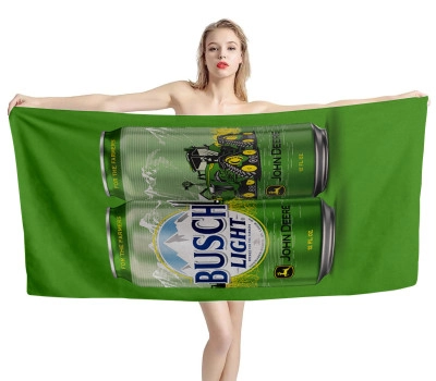 Busch Light John Deere Ken Green Beach Towel