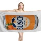 Busch Light Peach Kent White Beach Towel - Image 1