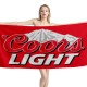 Coors Light Beer Red Beach Towel - Image 1