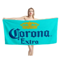 Corona Extra Beer Aqua Beach Towel