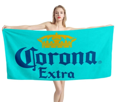 Corona Extra Beer Aqua Beach Towel