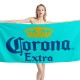 Corona Extra Beer Aqua Beach Towel - Image 1