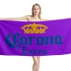 Corona Extra Beer Purple Beach Towel - Image 1