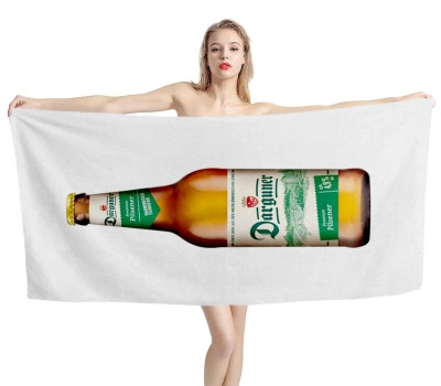Darguner Premium Pilsener White Beach Towel