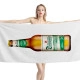 Darguner Premium Pilsener White Beach Towel - Image 1