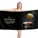 Guinness Schwarzes Strandtuch - Image 1