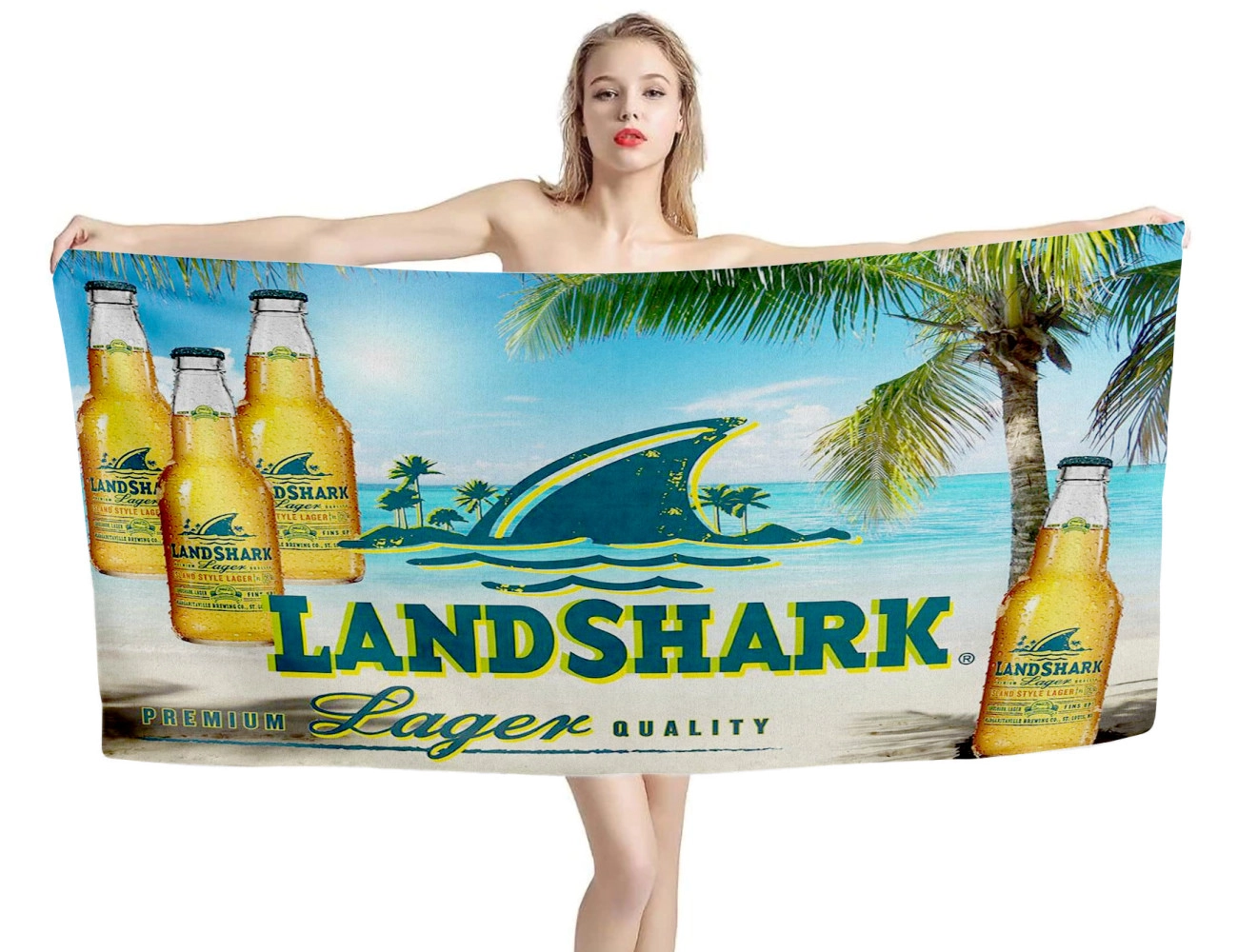 Landshark Lager Bier Bottle Strandtücher