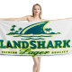 Landshark Lager Bier Logo Strandtücher - Image 1