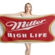 Miller High Life Red Beach Towel - Image 1