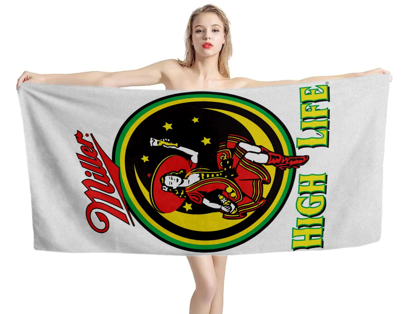 Miller High Life Weiß Strandtücher