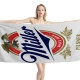 Miller Since 1855 Pilsner White Beach Towel - Image 1