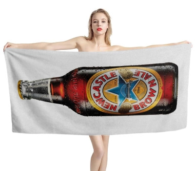 Newcastle Beer White Beach Towel