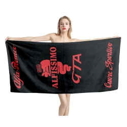 Alfa Romeo Alfissimo GTA Cuore Sportivo Beach Towel
