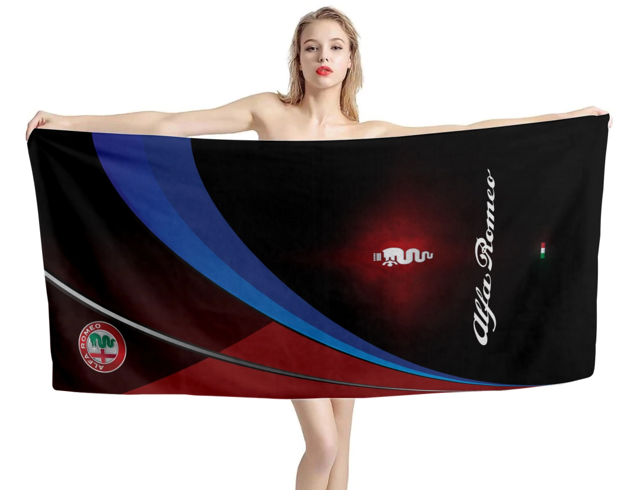 Alfa Romeo Logo Beach Towel, ALFA--09