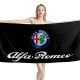 Alfa Romeo Black Beach Towel - Image 1