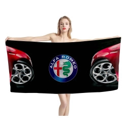 Alfa Romeo Sprint Black Beach Towel