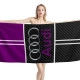 Audi Carbon Lila Strandtuch - Image 1