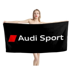 Audi Sport Black Beach Towel