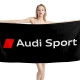 Audi Sport Black Beach Towel - Image 1