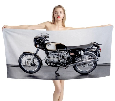 1974 BMW R90 S Motorbikes Beach Towel