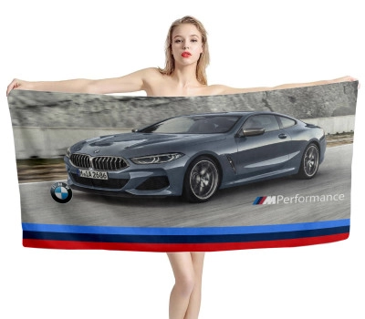 BMW 6 Series Car Performance Beach Towel