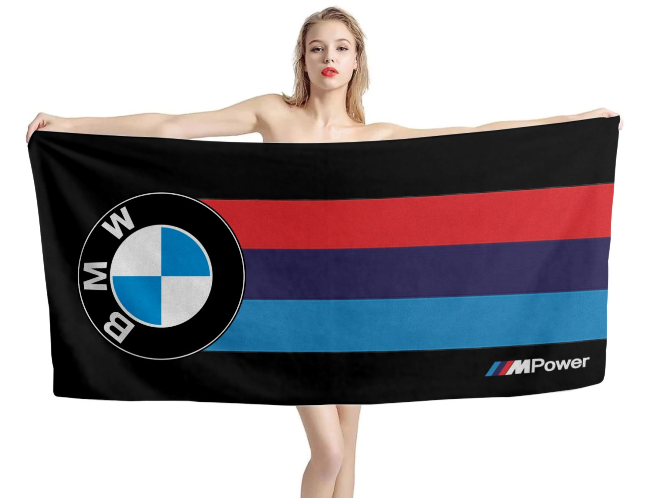 BMW M Power Big Logo Beach Towel, BMW--03