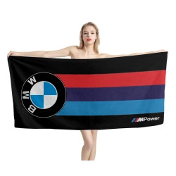 BMW M Power Big Logo Beach Towel