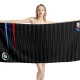 BMW M Series Black Beach Towel - Image 1