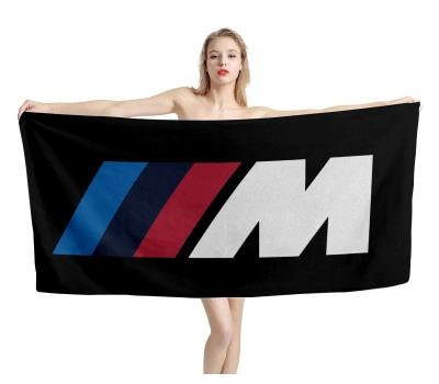 BMW M Power Logo Beach Towel