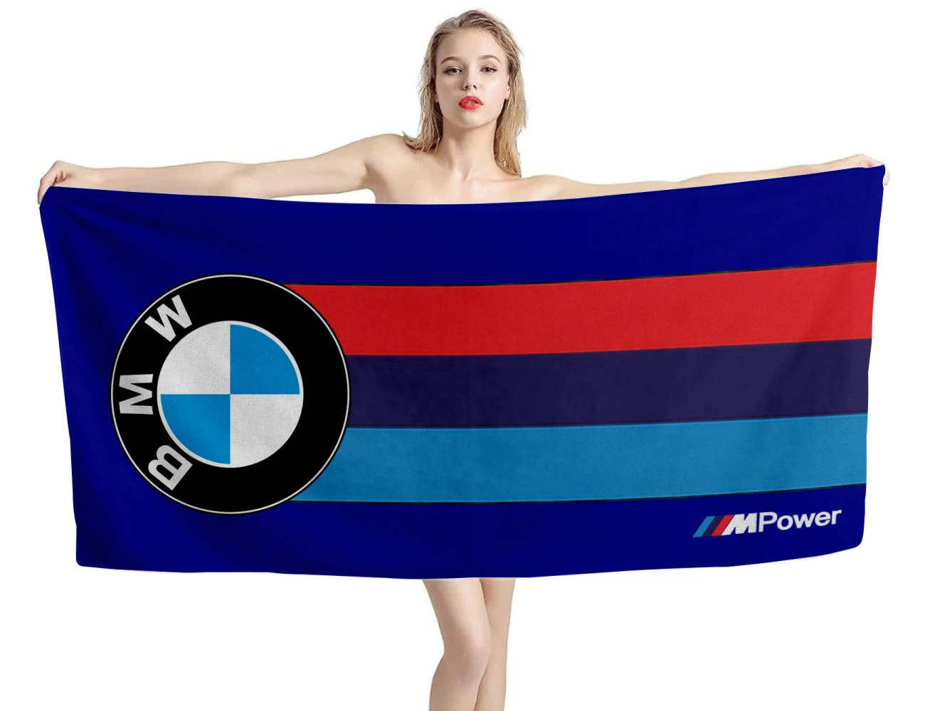 BMW M Power Big Logo Beach Towel, BMW--03