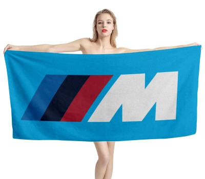 BMW M Power Logo Beach Towel