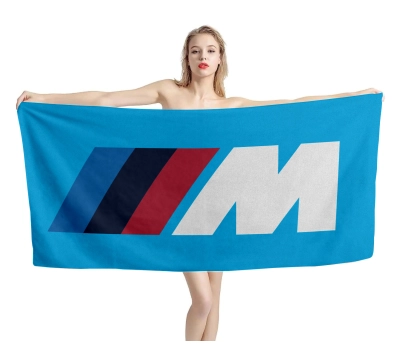 BMW M Power Logo Beach Towel