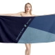 Powered by BMW Motors Beach Towel - Image 1