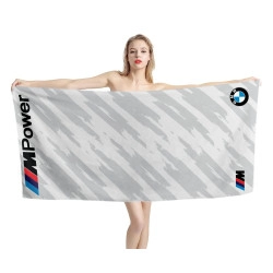 BMW Gray M Power Beach Towel
