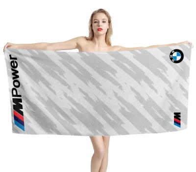 BMW Gray M Power Beach Towel