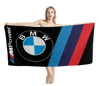 BMW Big Logo M Power Beach Towel