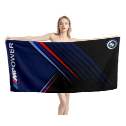 BMW M Power Blue-Black Beach Towel