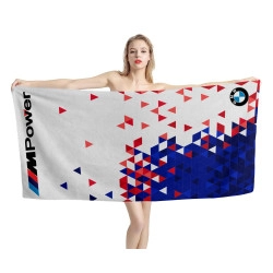 BMW M Power Blue-Red Beach Towel