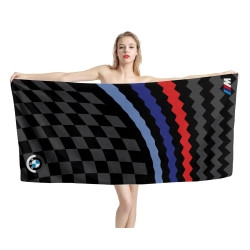 BMW M Black-Gray Beach Towel