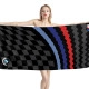 BMW M Black-Gray Beach Towel - Image 1