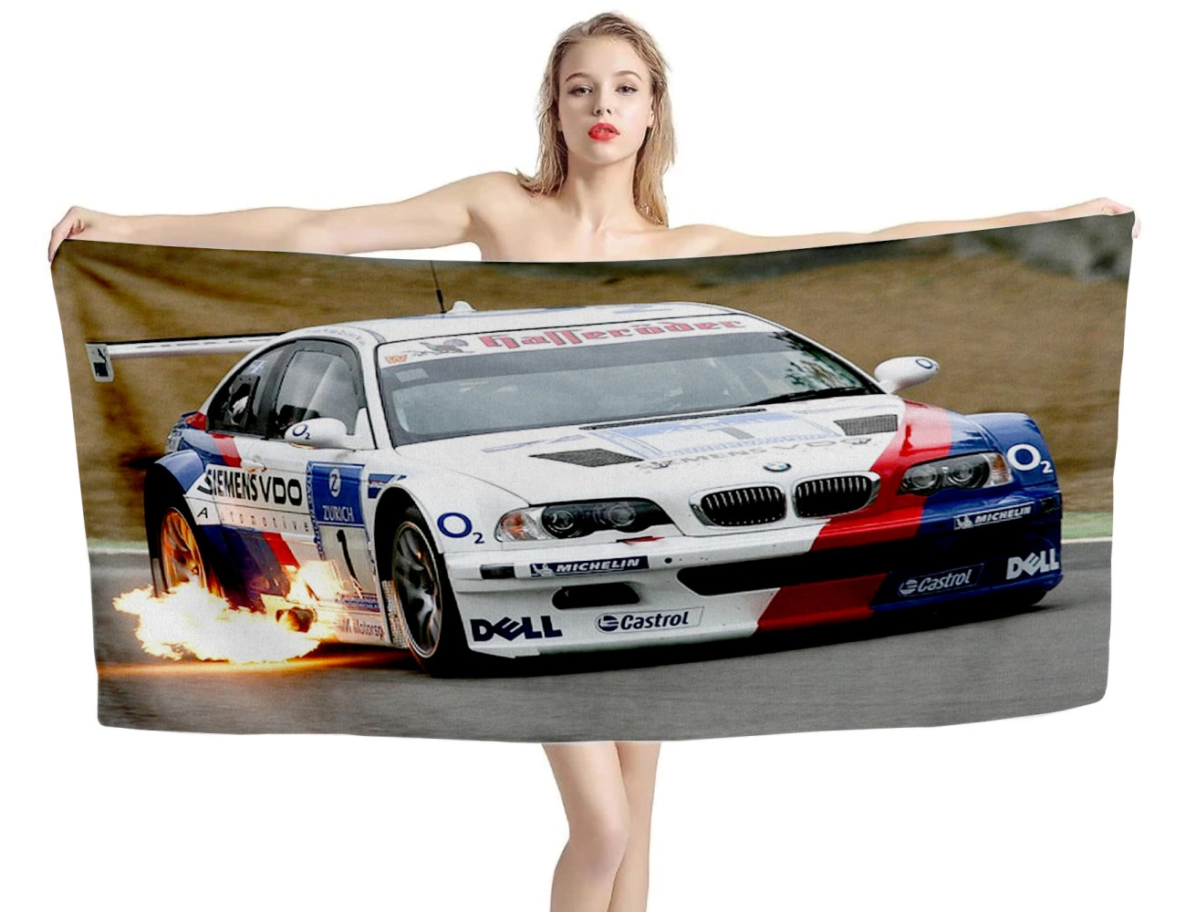 BMW M3 GTR E46 Beach Towel, BMW--GT-1